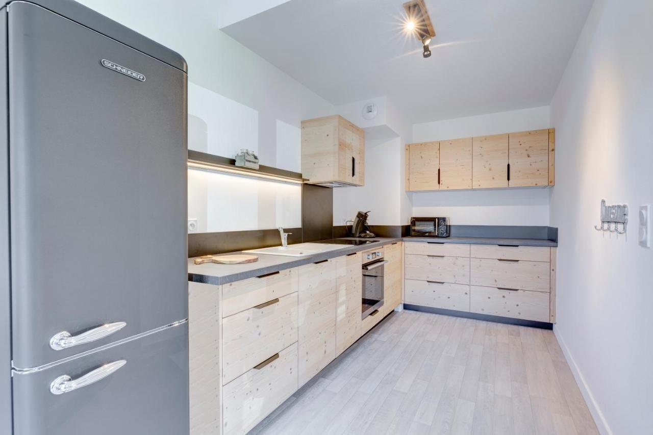 La Poudreuse - Duplex Avec Balcon Vue Montagne - Flumet Appartement Buitenkant foto