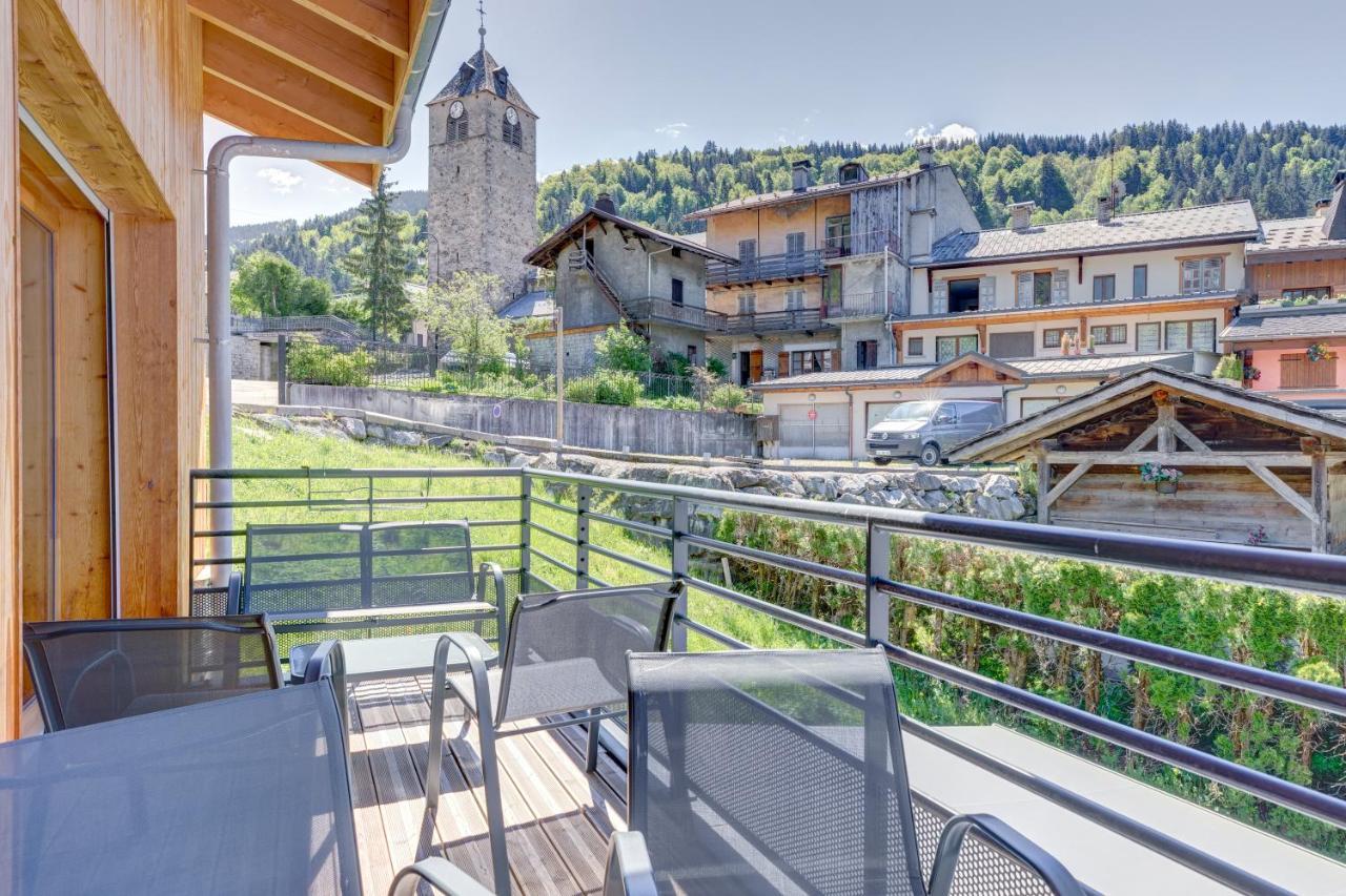 La Poudreuse - Duplex Avec Balcon Vue Montagne - Flumet Appartement Buitenkant foto
