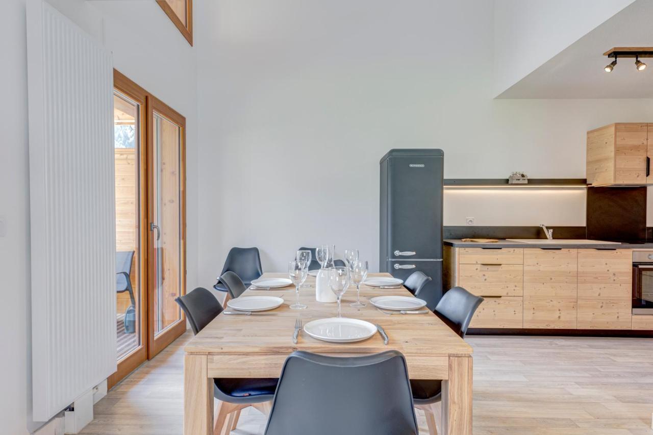 La Poudreuse - Duplex Avec Balcon Vue Montagne - Flumet Appartement Buitenkant foto