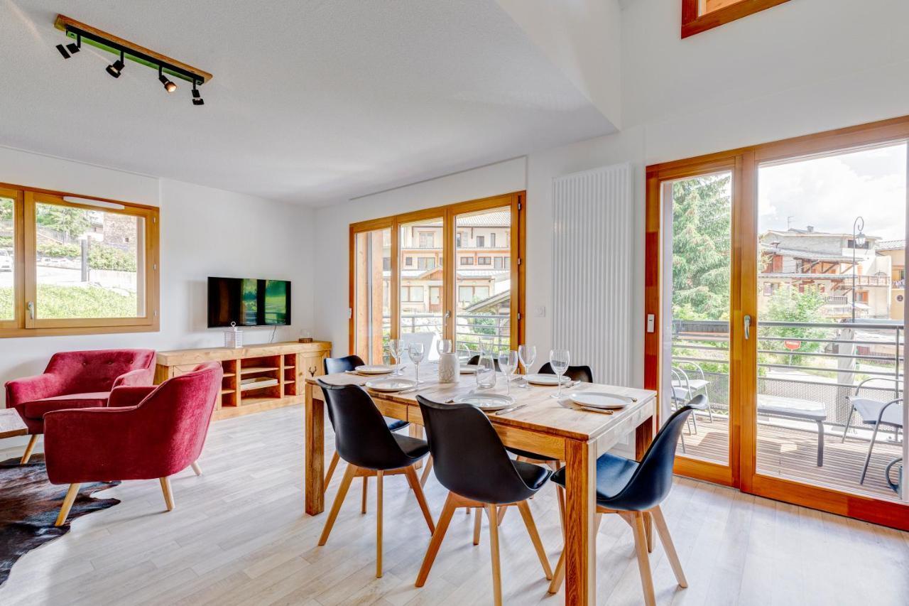 La Poudreuse - Duplex Avec Balcon Vue Montagne - Flumet Buitenkant foto