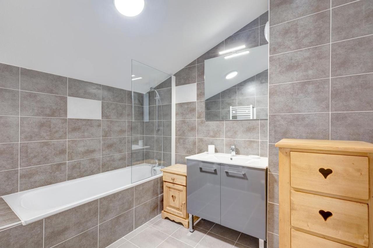 La Poudreuse - Duplex Avec Balcon Vue Montagne - Flumet Appartement Buitenkant foto
