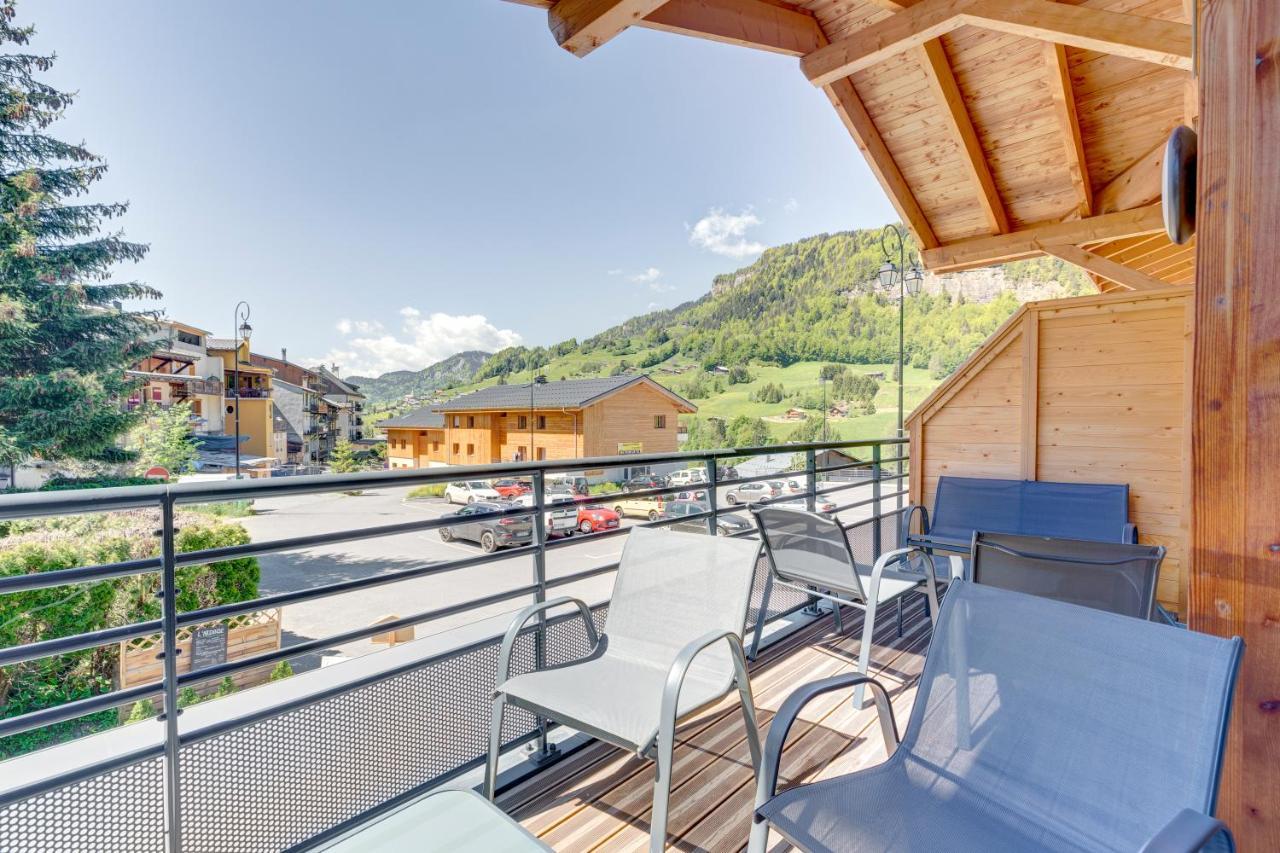 La Poudreuse - Duplex Avec Balcon Vue Montagne - Flumet Buitenkant foto