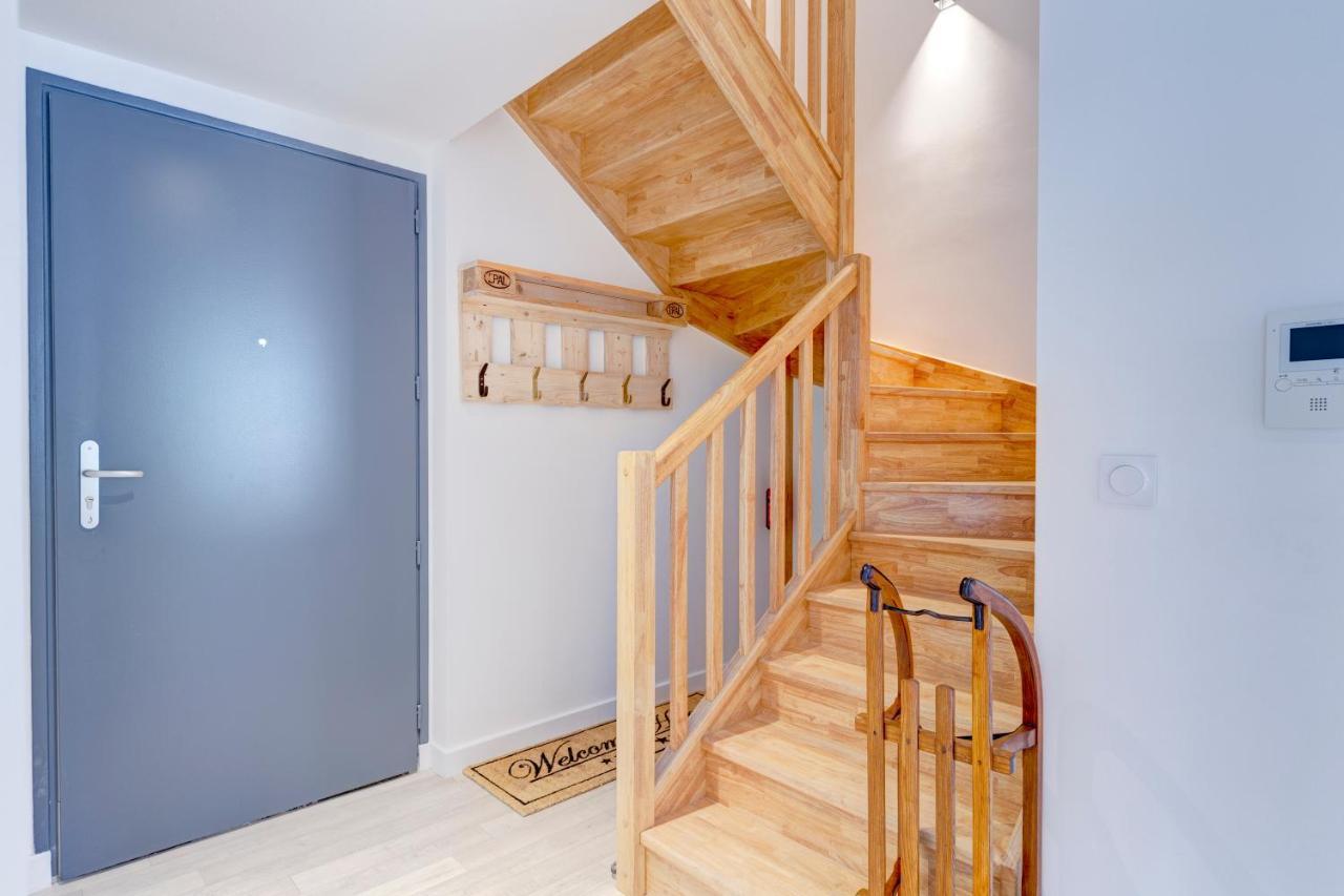 La Poudreuse - Duplex Avec Balcon Vue Montagne - Flumet Appartement Buitenkant foto