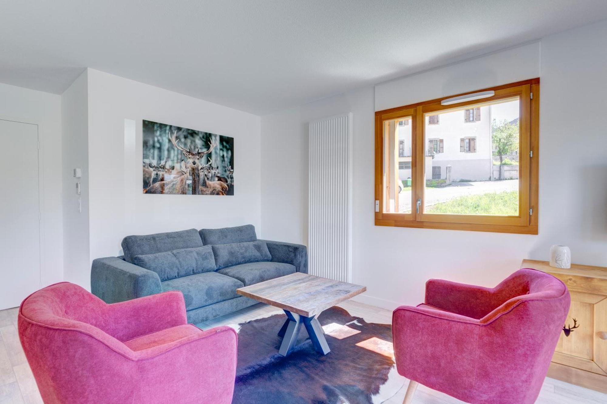 La Poudreuse - Duplex Avec Balcon Vue Montagne - Flumet Kamer foto